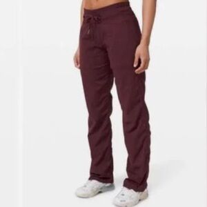lululemon athletica Burgundy Straight Leg Pants